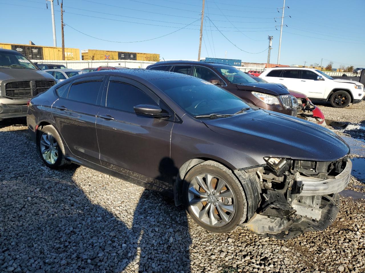 2015 Chrysler 200 VIN 1C3CCCBGXFN581930 Copart auction photo, front end damage thumbnail 4