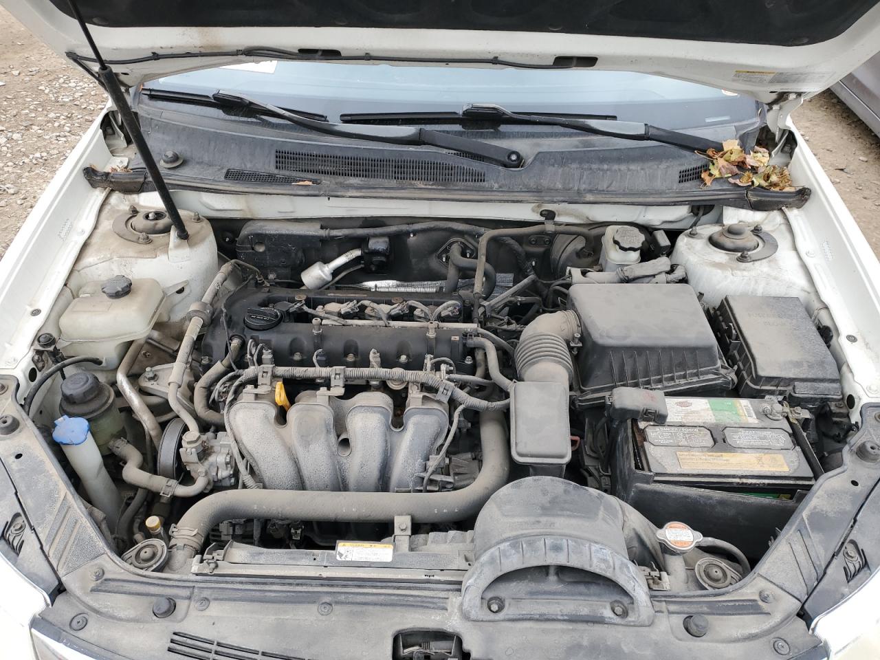 2009 KIA Optima VIN KNAGE22879529233 Copart auction photo, front end / undercarriage damage thumbnail 11