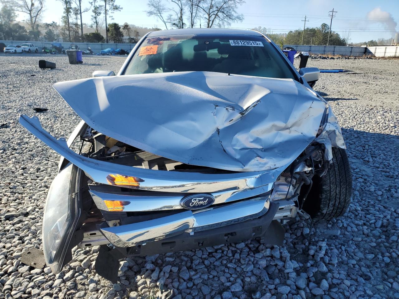 2011 Ford Fusion VIN 3FAHP0HAXBR130940 Copart auction photo, front end damage thumbnail 5