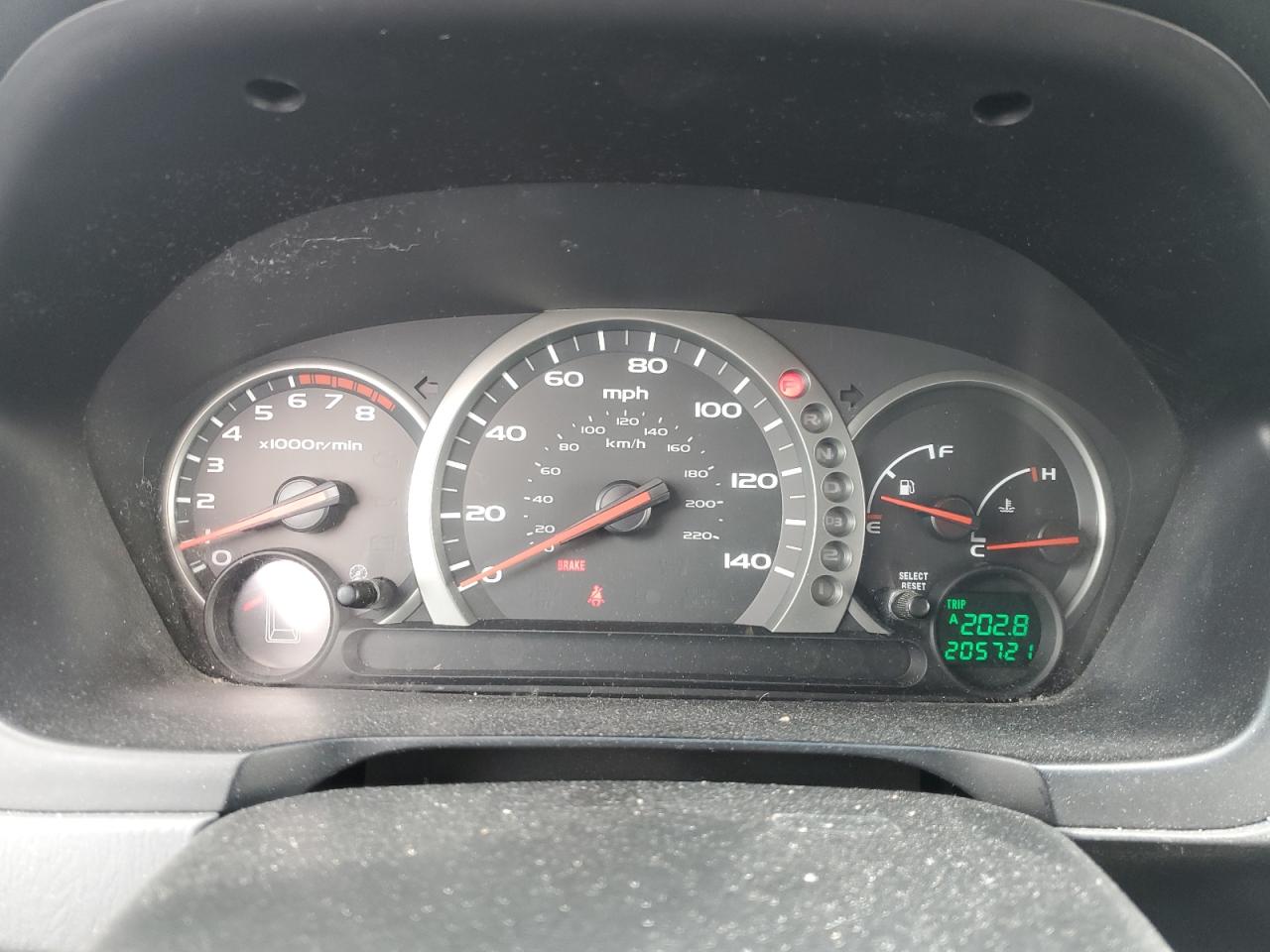 2004 Honda Pilot VIN 2HKYF18404H592765 Copart auction photo, rear end / hail damage thumbnail 9