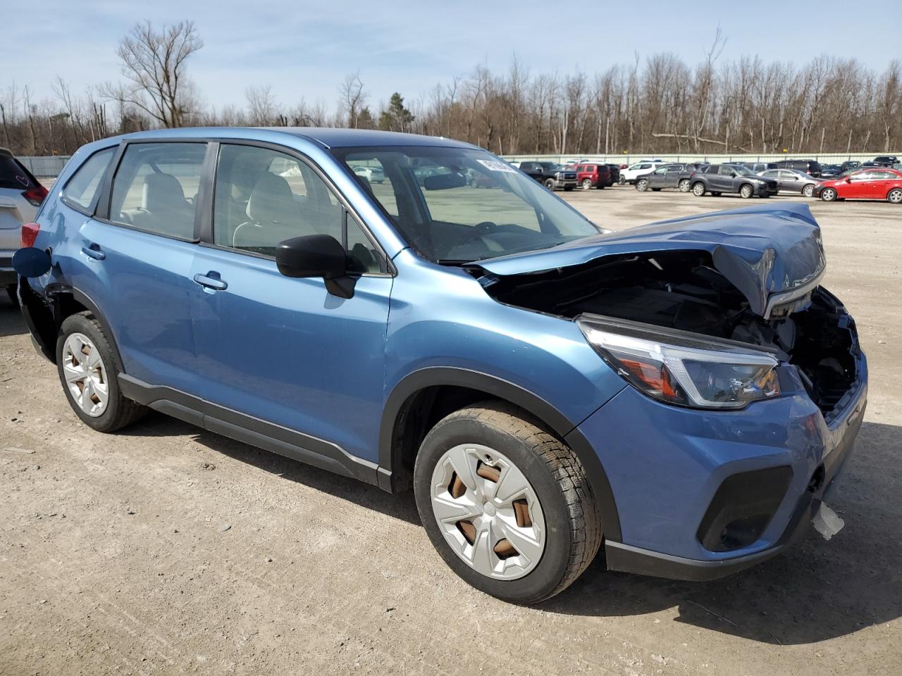 2021 Subaru Forester VIN JF2SKAAC0MH493351 Copart auction photo, rear end / front end damage thumbnail 4