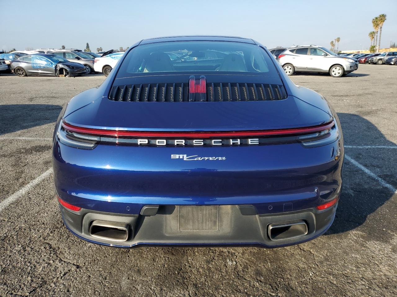 2022 Porsche 911 VIN WP0AA2A99NS205256 Copart auction photo, side damage thumbnail 6