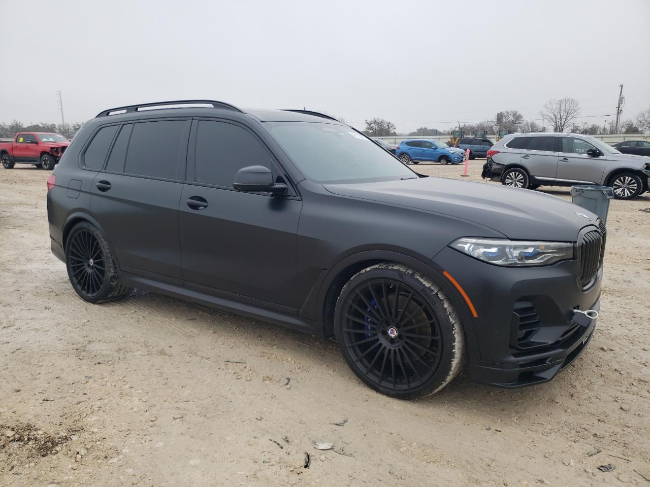 2021 BMW X7 VIN 5UXCX6C16M9F12347 Copart auction photo, side damage thumbnail 4