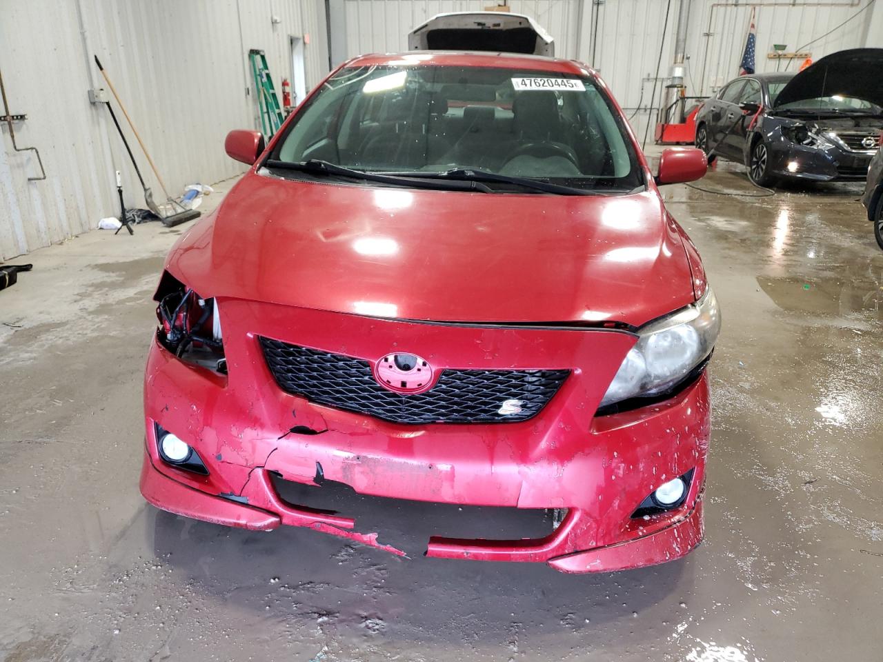 2010 Toyota Corolla VIN 2T1BU4EE0AC468603 Copart auction photo, front end damage thumbnail 5