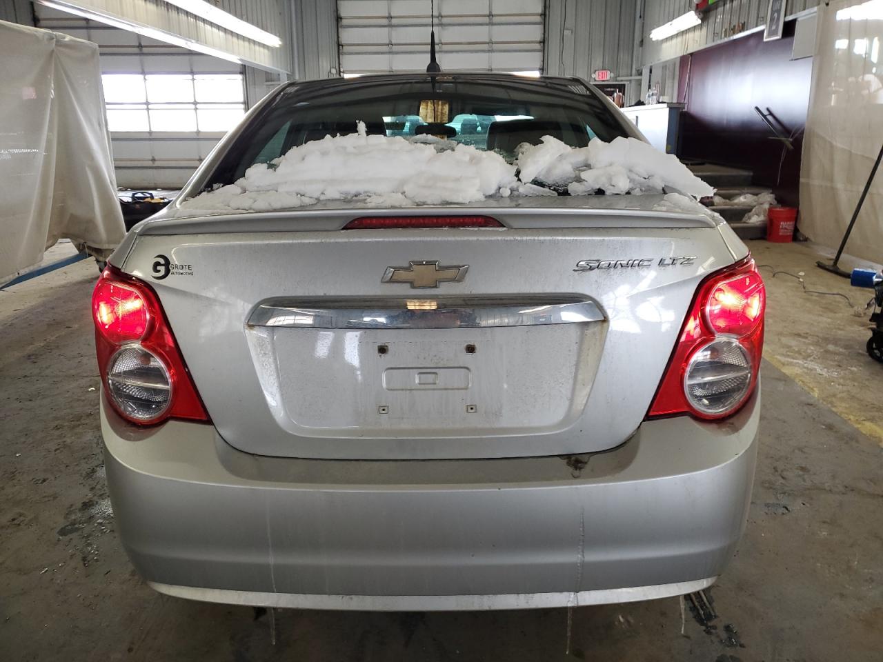 2013 Chevrolet Sonic VIN 1G1JE5SH3D4123997 Copart auction photo, front end damage thumbnail 6