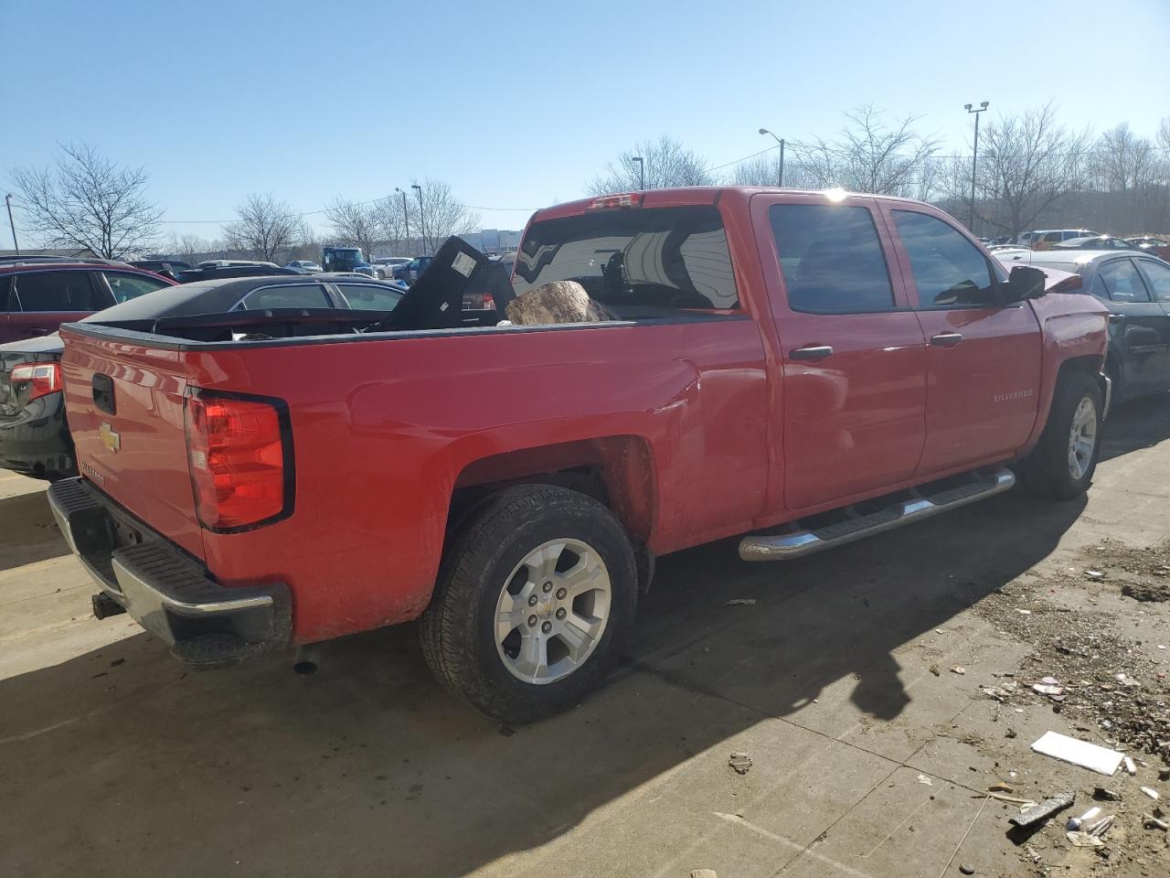 2015 Chevrolet Silverado VIN 3GCPCPEC0FG244561 Copart auction photo, front end damage thumbnail 3