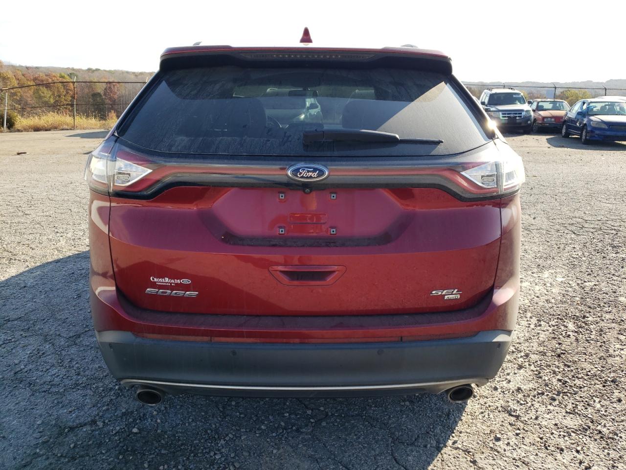 2017 Ford Edge VIN 2FMPK4J82HBB47351 Copart auction photo, front end / minor dent/scratches damage thumbnail 6