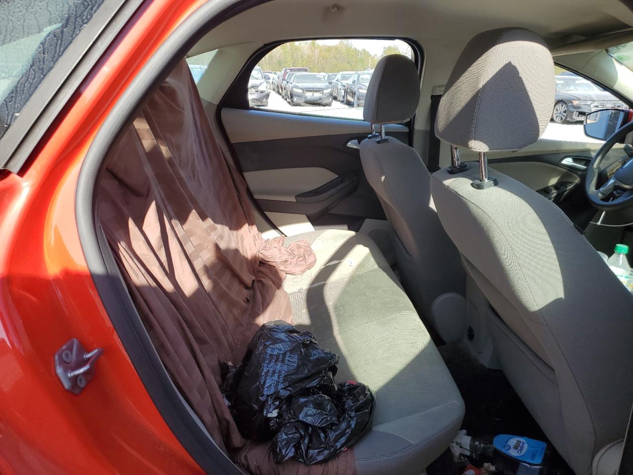 2013 Ford Focus VIN 1FADP3F27DL332518 Copart auction photo, burn - engine / front end damage thumbnail 10