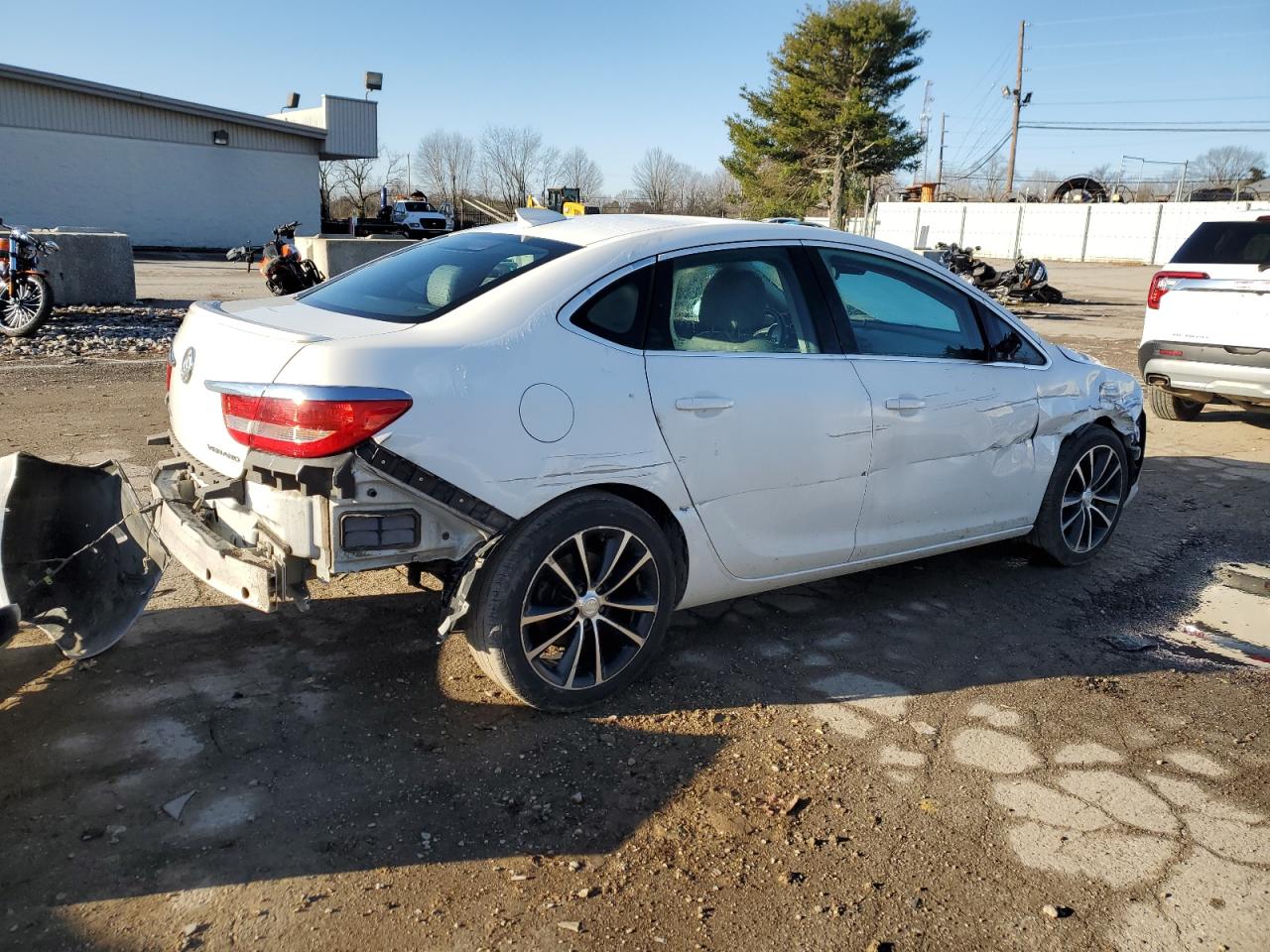 2017 Buick Verano VIN 1G4PR5SK8H4103022 Copart auction photo, rear end / side damage thumbnail 3