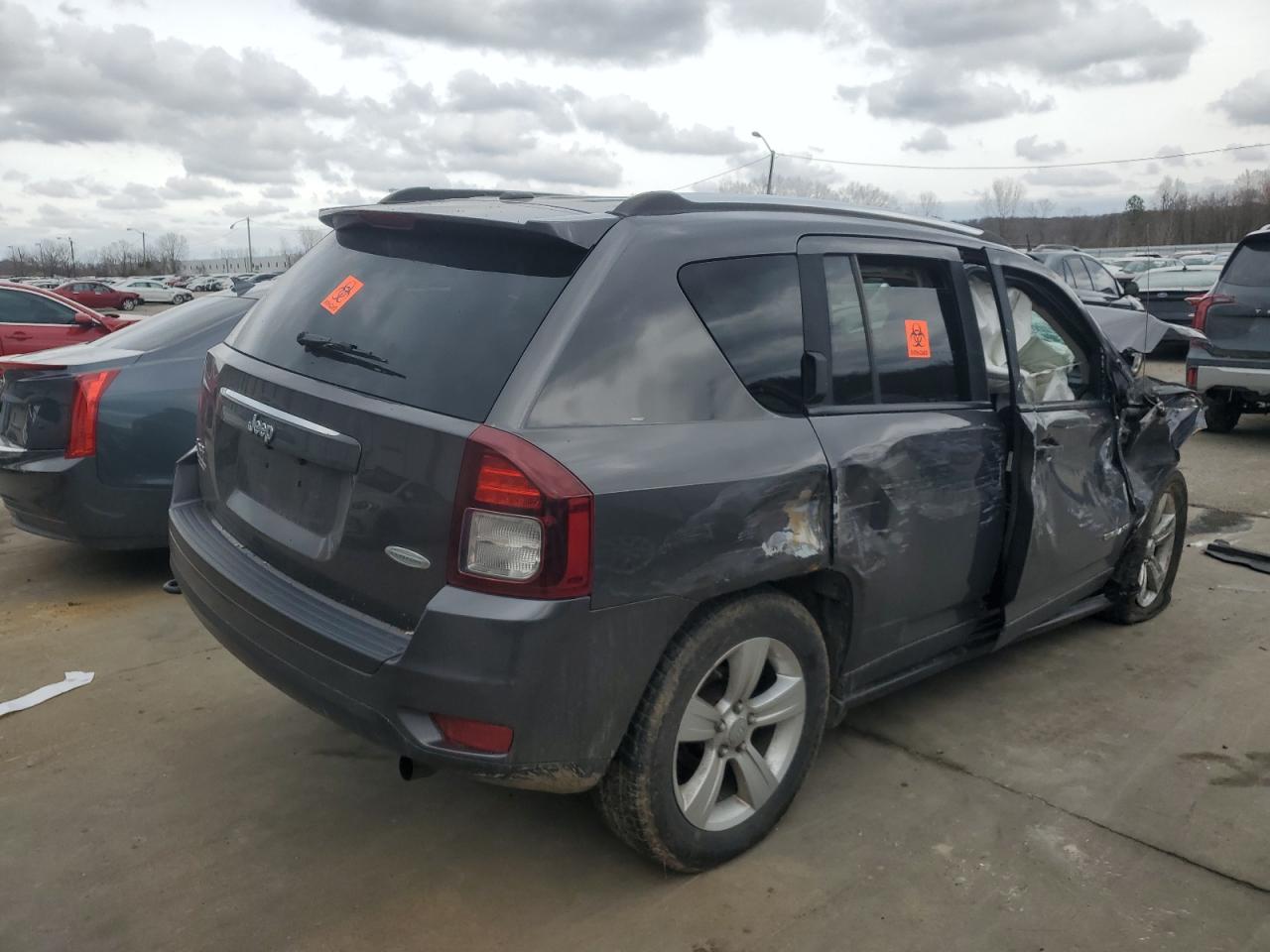 2015 Jeep Compass VIN 1C4NJDEB5FD135934 Copart auction photo, biohazard/chemical / all over damage thumbnail 3