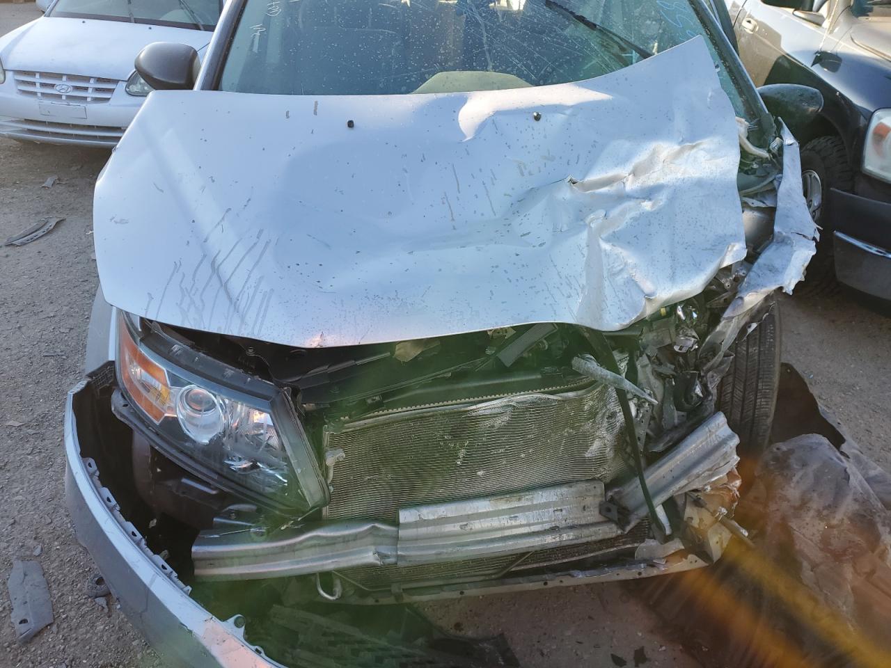 2016 Honda Odyssey VIN 5FNRL5H20GB151658 Copart auction photo, front end / undercarriage damage thumbnail 12