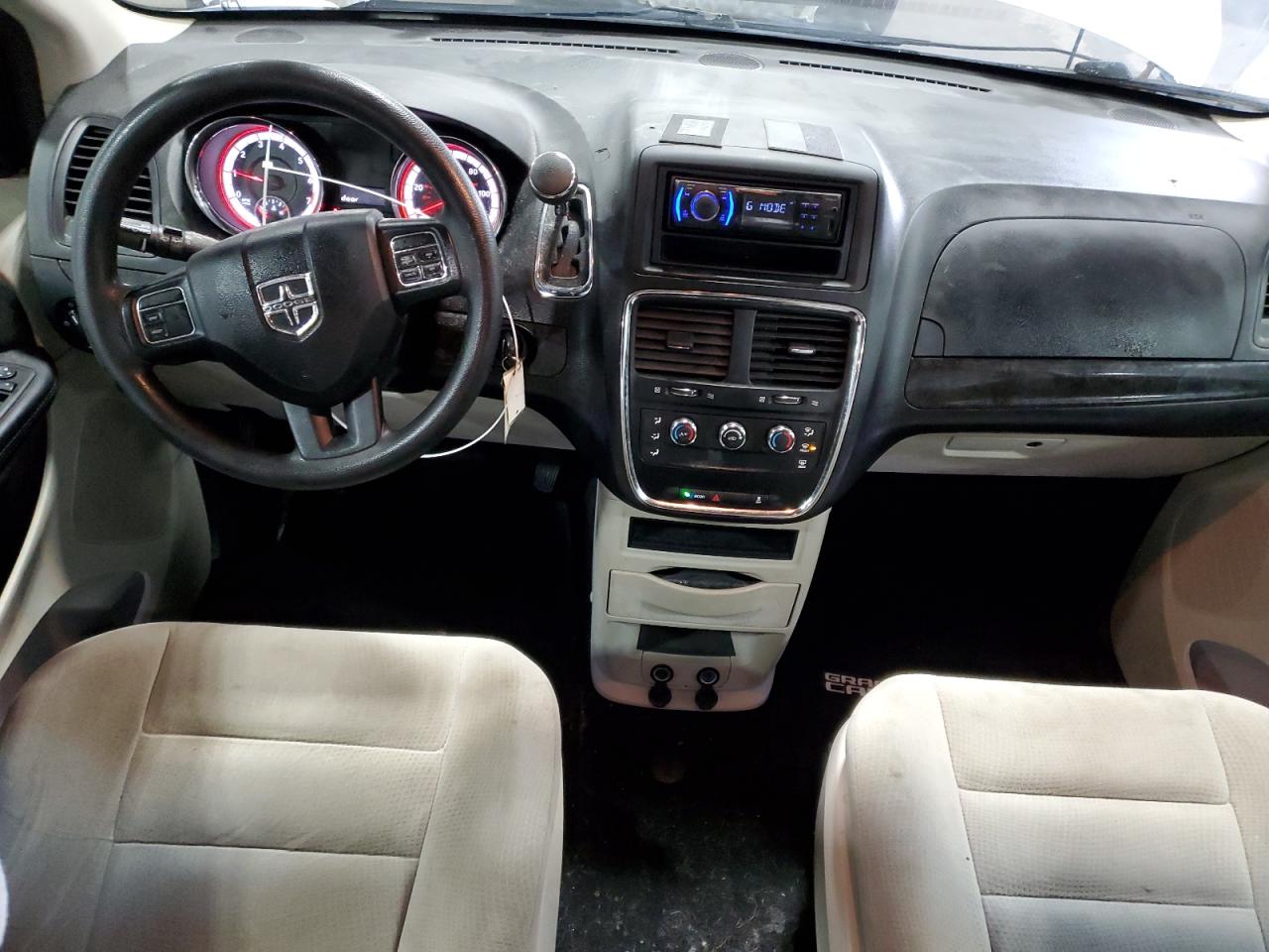 2015 Dodge Caravan VIN 2C4RDGBGXFR570391 Copart auction photo, side damage thumbnail 8