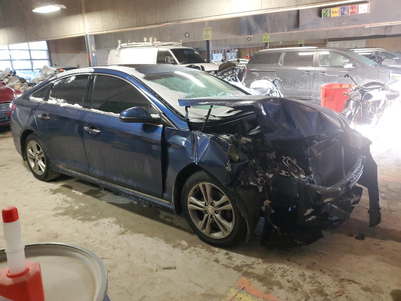 2019 Hyundai Sonata VIN 5NPE34AF9KH772574 Copart auction photo, front end / minor dent/scratches damage thumbnail 4