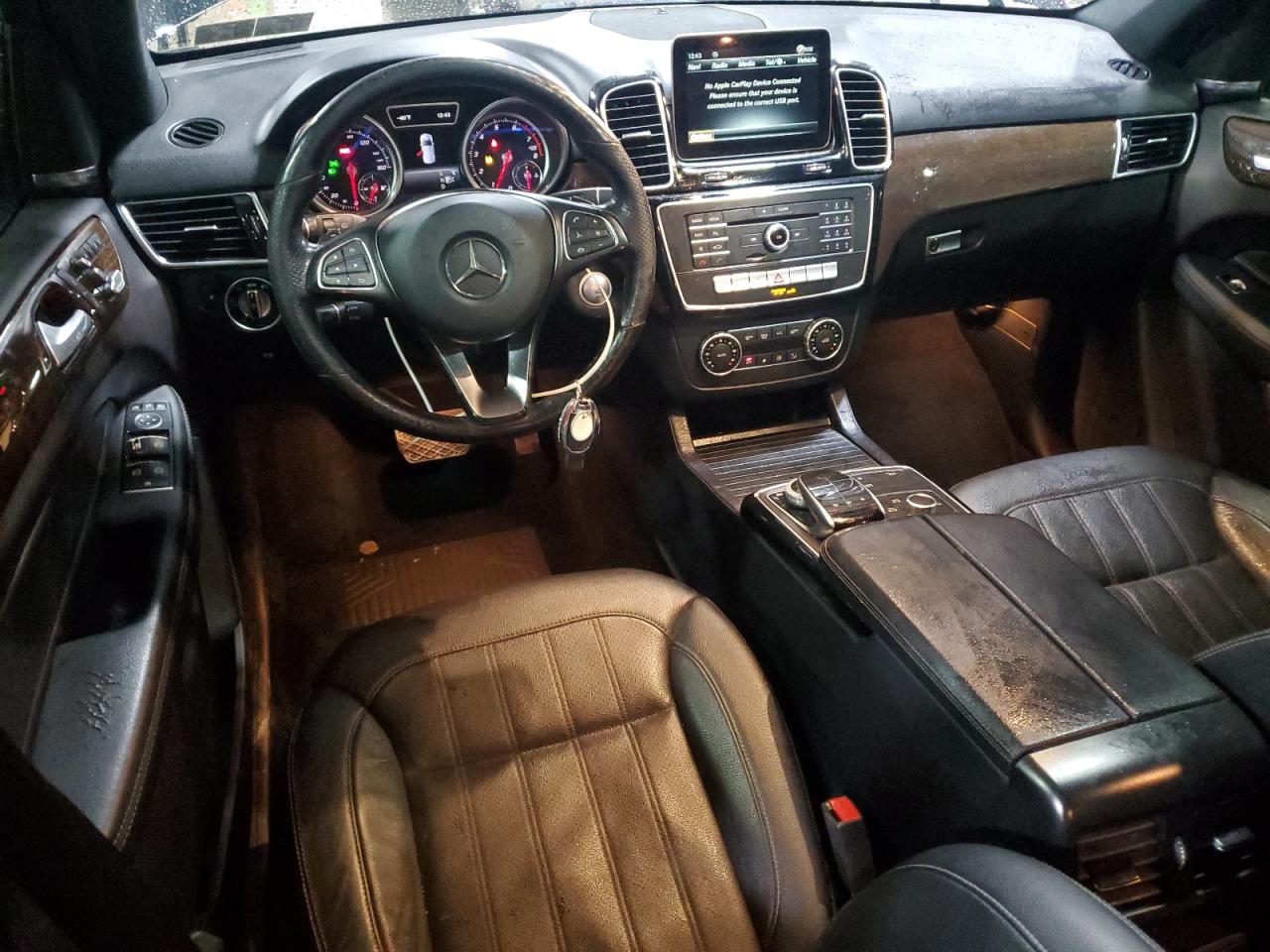 2017 Mercedes-Benz GLE VIN 4JGDA5HBXHA829578 Copart auction photo, front end damage thumbnail 7