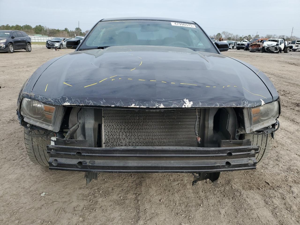 2012 Ford Mustang VIN 1ZVBP8CF9C5227131 Copart auction photo, front end / side damage thumbnail 5