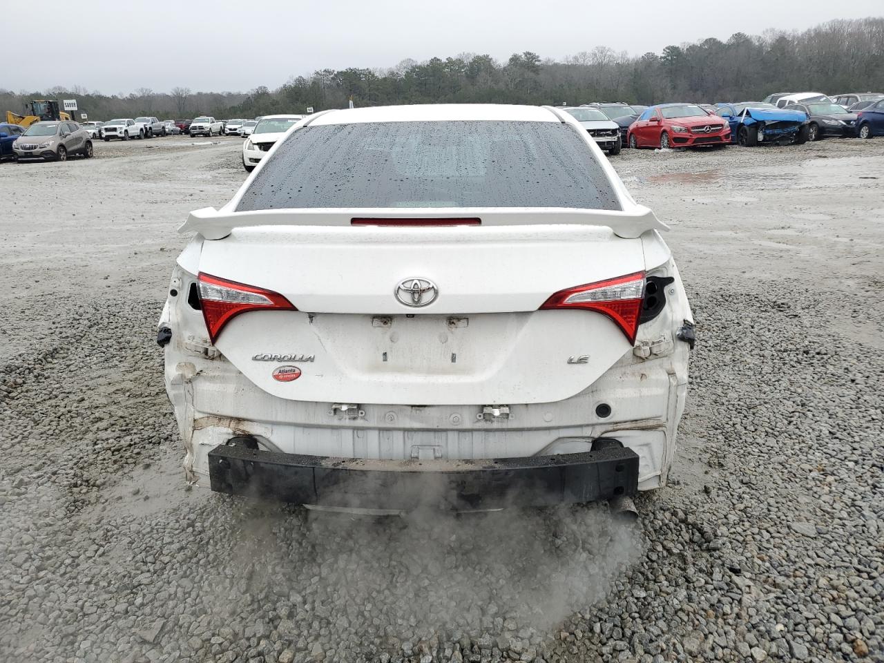 2015 Toyota Corolla VIN 5YFBURHE4FP266959 Copart auction photo, rear end / minor dent/scratches damage thumbnail 6