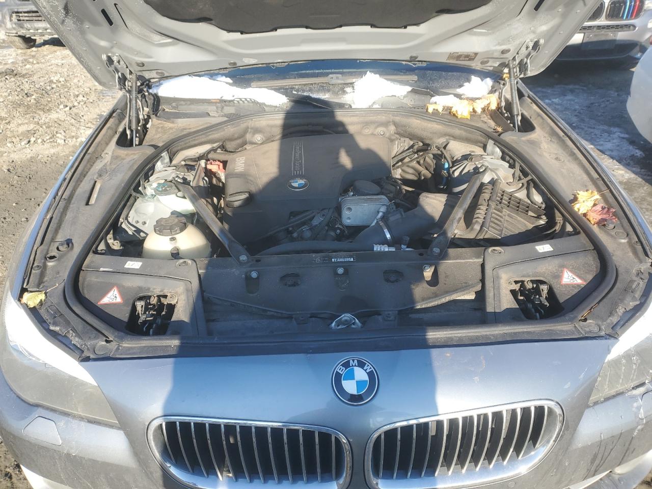 2012 BMW 5er VIN WBAXH5C51CDW07899 Copart auction photo, front end damage thumbnail 11