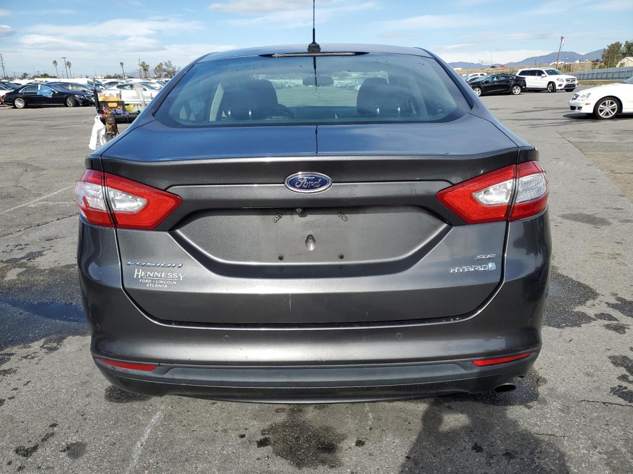2015 Ford Fusion VIN 3FA6P0LU0FR287472 Copart auction photo, side / rear end damage thumbnail 6