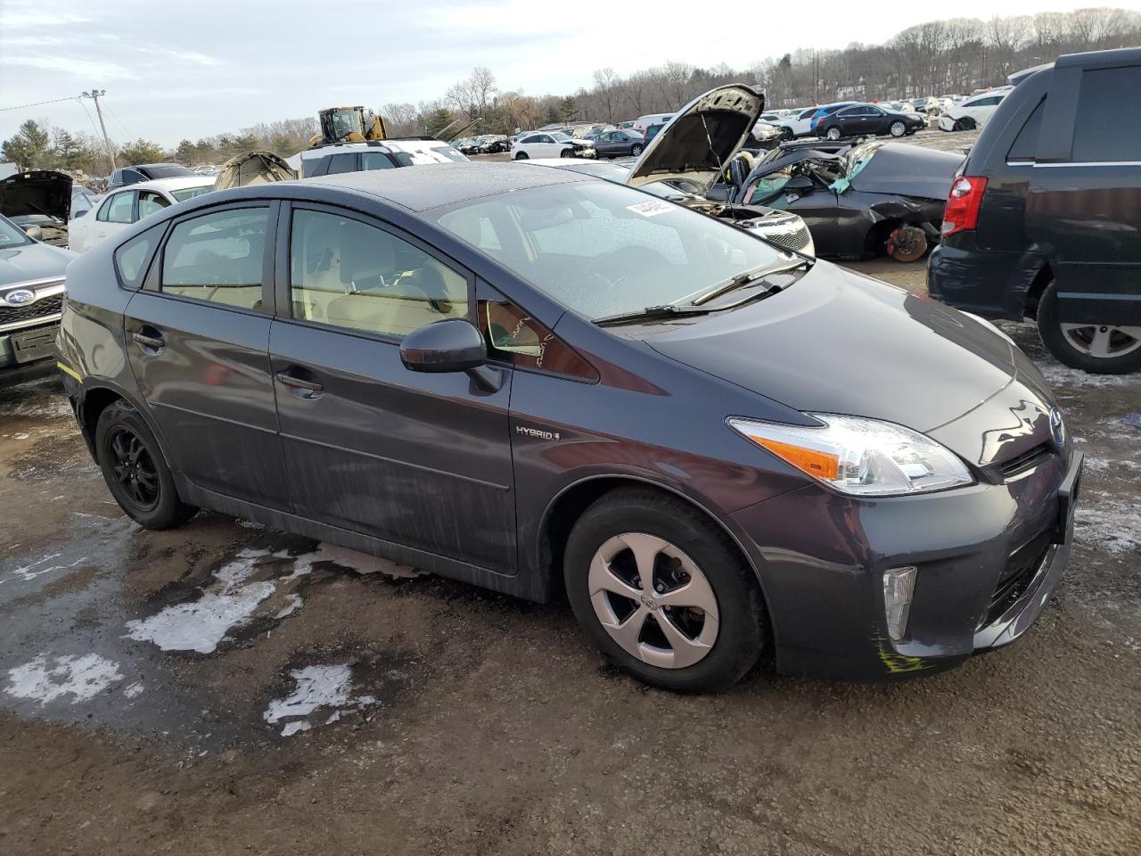 2013 Toyota Prius VIN JTDKN3DU1D5654796 Copart auction photo, rear end damage thumbnail 4