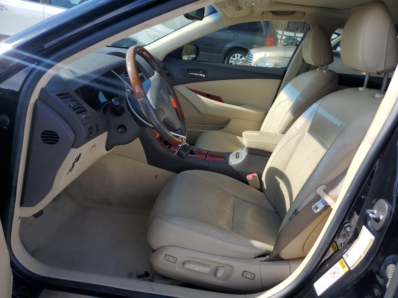2008 Lexus ES VIN JTHBJ46G182211868 Copart auction photo, front end / damage history damage thumbnail 7
