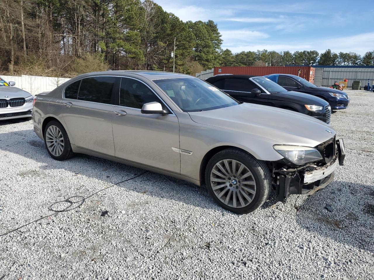 2012 BMW 7er VIN WBAKB8C54CC965064 Copart auction photo, front end / mechanical damage thumbnail 4