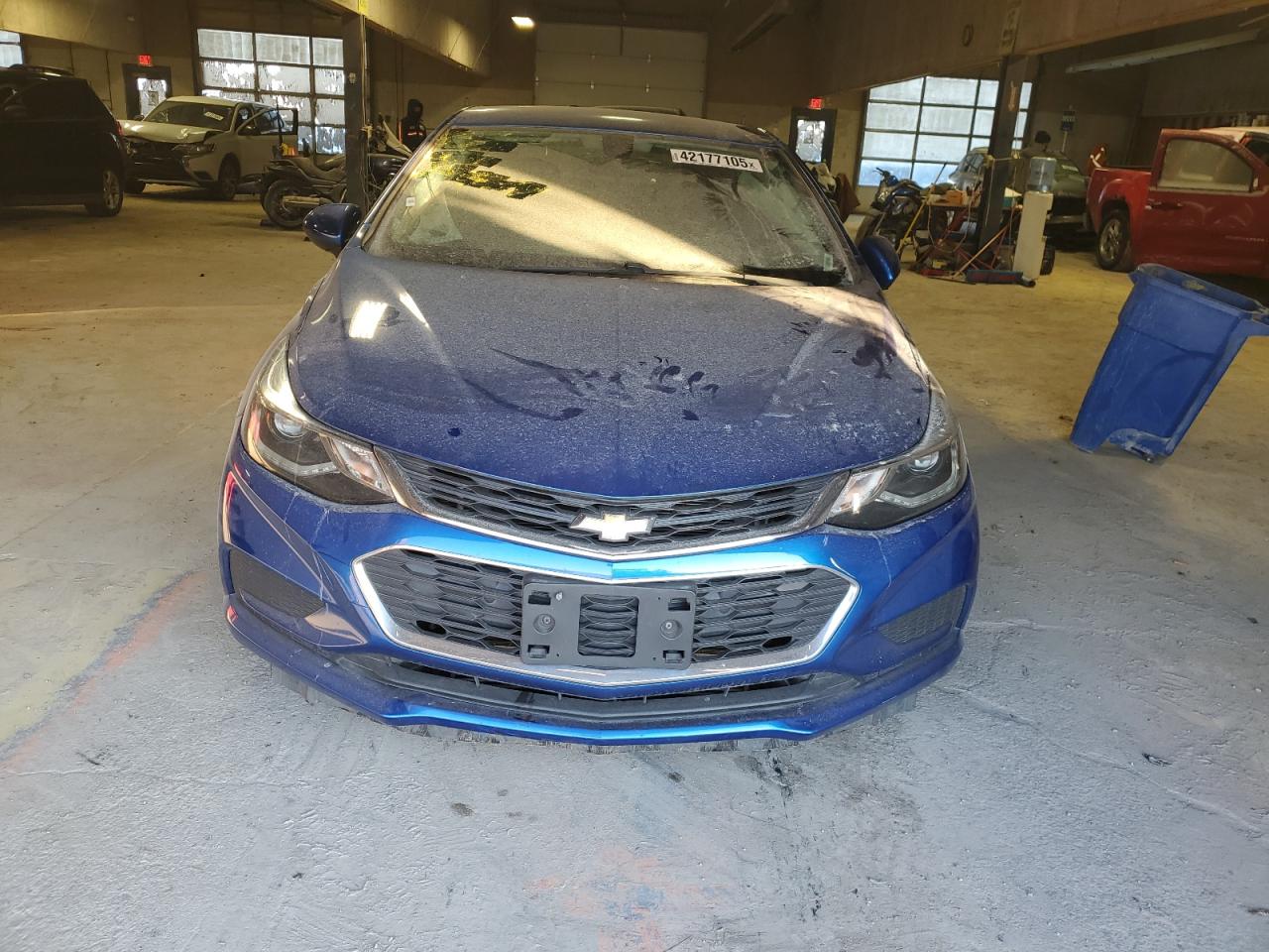 2016 Chevrolet Cruze VIN 1G1BE5SM7G7296569 Copart auction photo, side / front end damage thumbnail 5