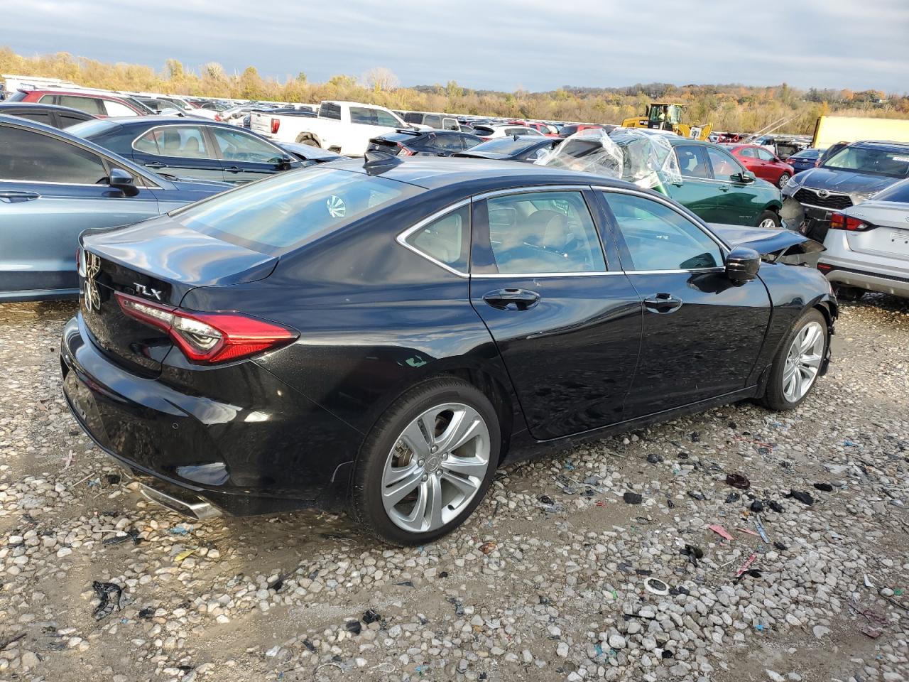 2021 Acura TLX VIN 19UUB5F46MA014280 Copart auction photo, front end damage thumbnail 3