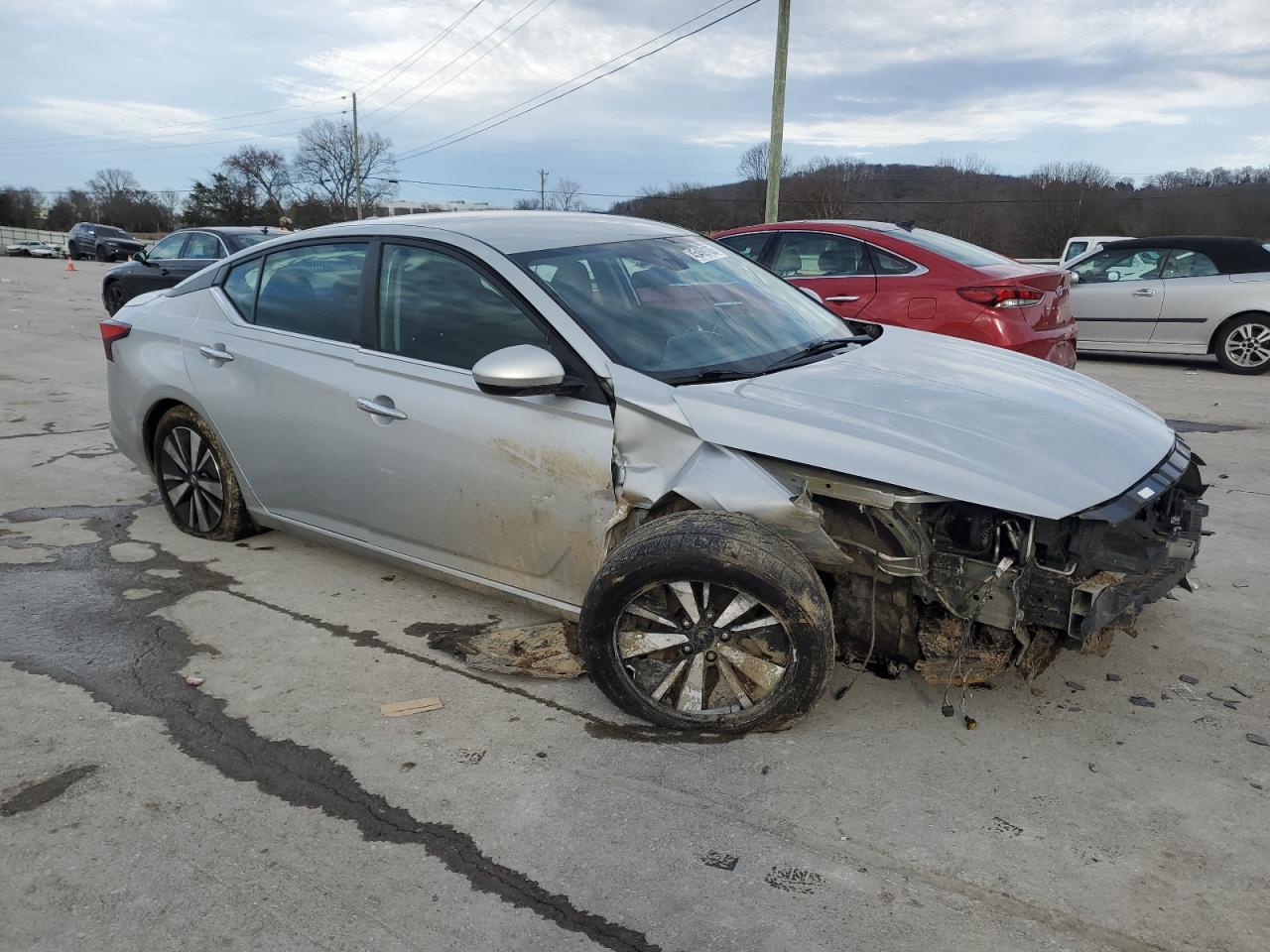 2021 Nissan Altima VIN 1N4BL4DVXMN336184 Copart auction photo, front end / side damage thumbnail 4