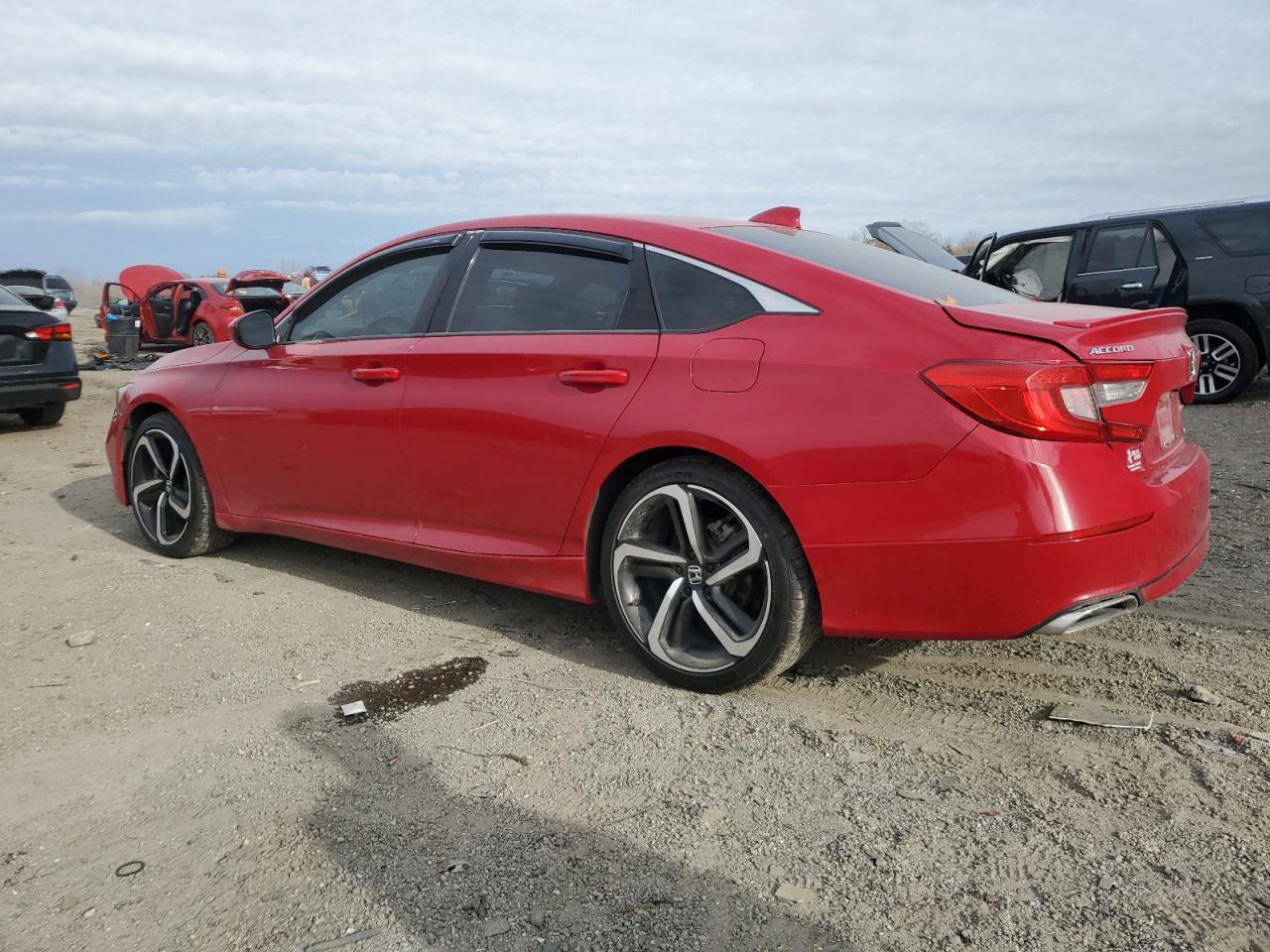 2019 Honda Accord VIN 1HGCV1F39KA088258 Copart auction photo, rear end / minor dent/scratches damage thumbnail 2