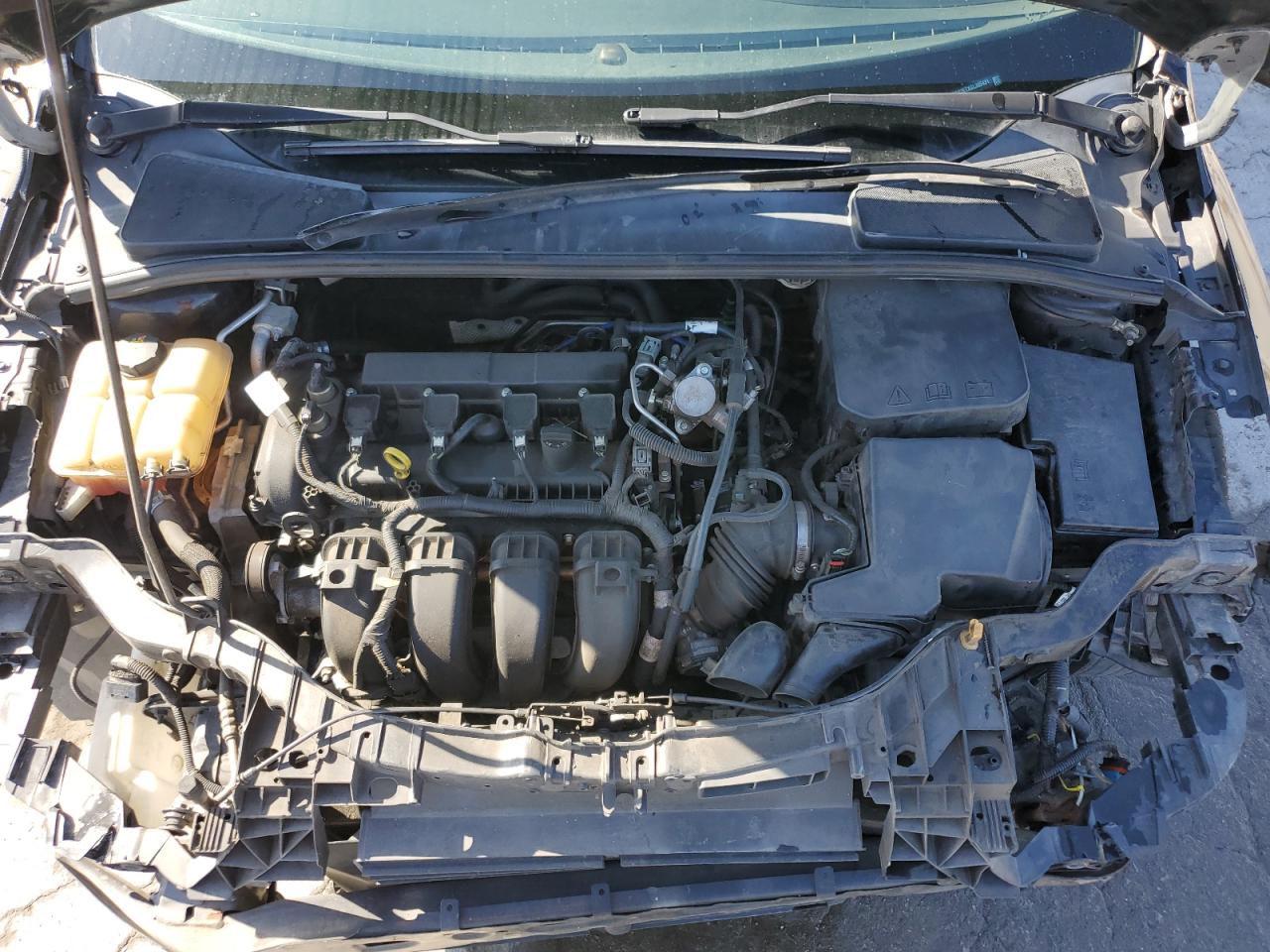 2016 Ford Focus VIN 1FADP3E2XGL385431 Copart auction photo, front end / side damage thumbnail 11