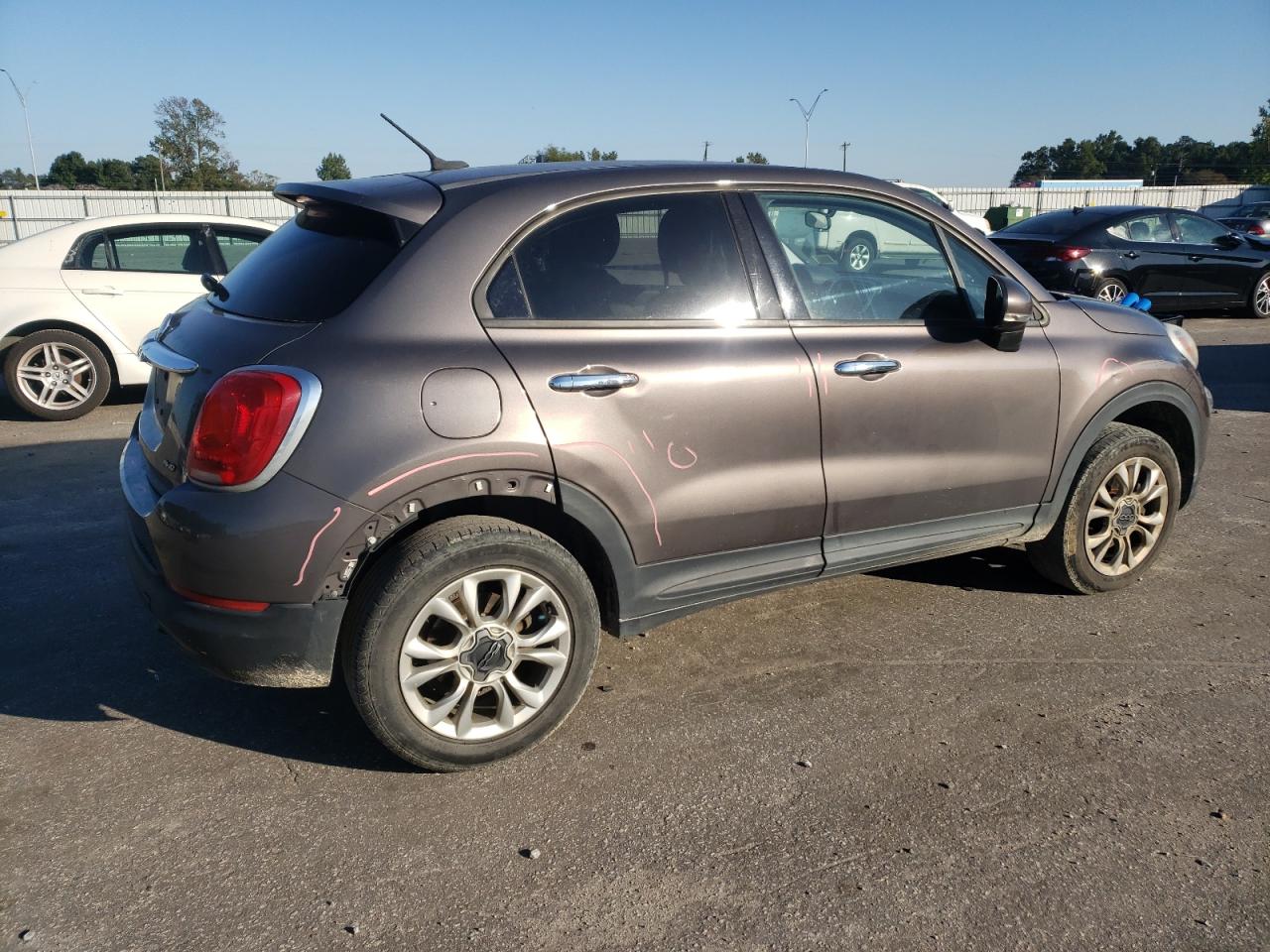 2016 Fiat 500 VIN ZFBCFYBT4GP370826 Copart auction photo, all over damage thumbnail 3