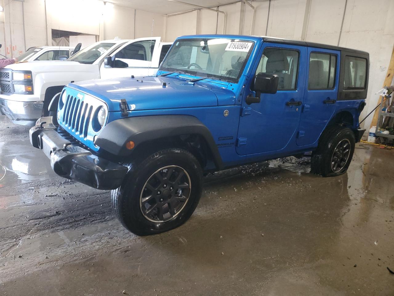 2016 Jeep Wrangler VIN 1C4BJWKG1GL293449