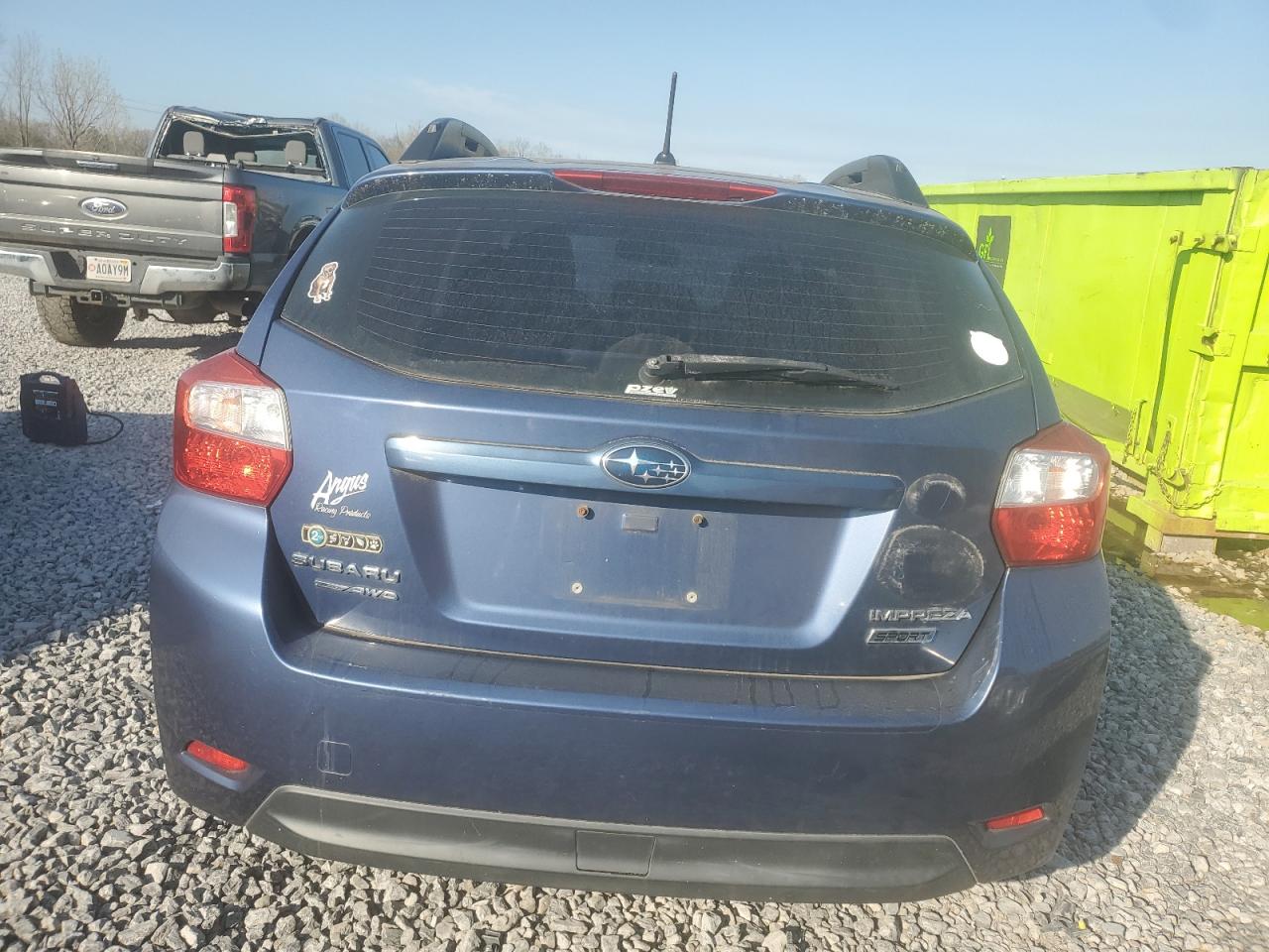 2013 Subaru Impreza VIN JF1GPAR63D2896494 Copart auction photo, front end damage thumbnail 6