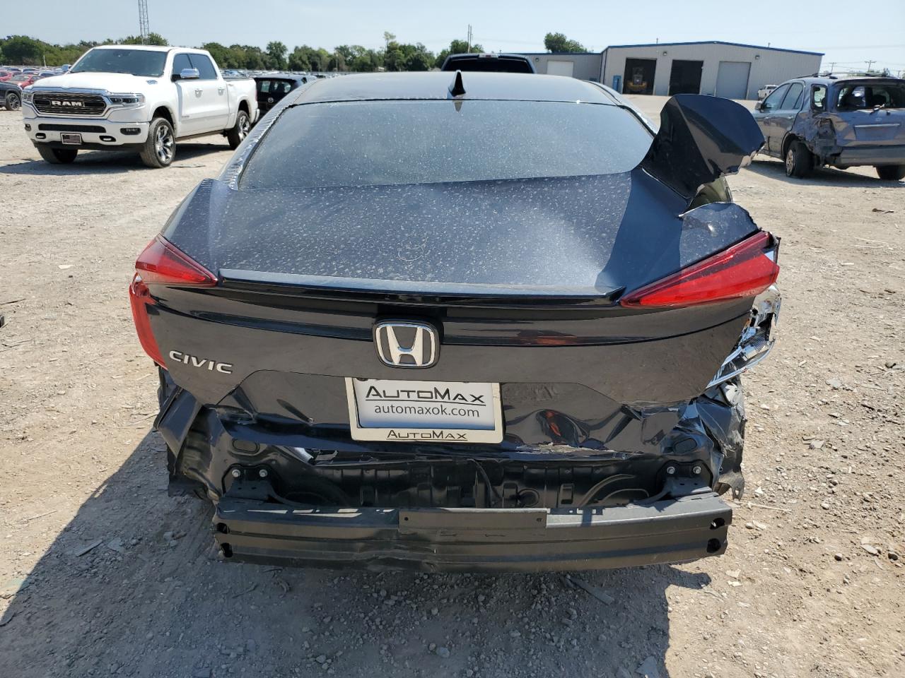 2021 Honda Civic VIN 19XFC1F31ME006024 Copart auction photo, rollover damage thumbnail 6