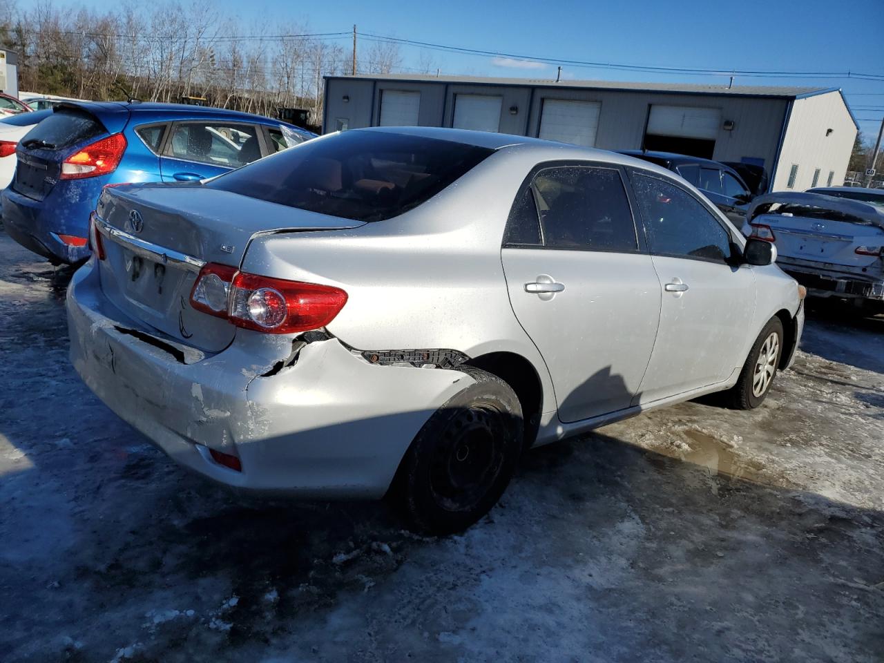 2011 Toyota Corolla VIN JTDBU4EEXB9169563 Copart auction photo, rear end damage thumbnail 3