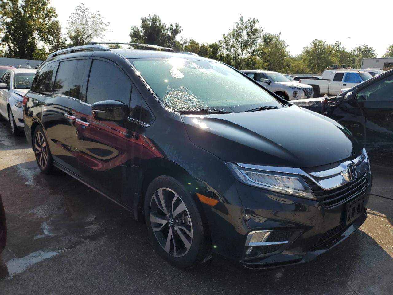 2019 Honda Odyssey VIN 5FNRL6H92KB095511 Copart auction photo, water/flood damage thumbnail 4