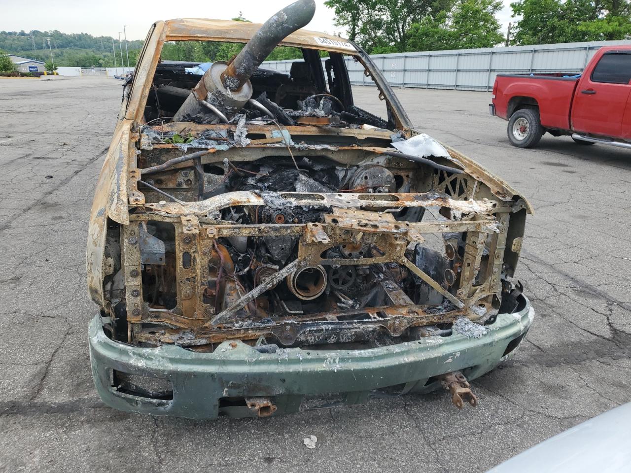 2014 Chevrolet Silverado VIN 1GCVKREC8EZ418123 Copart auction photo, burn - engine damage thumbnail 5