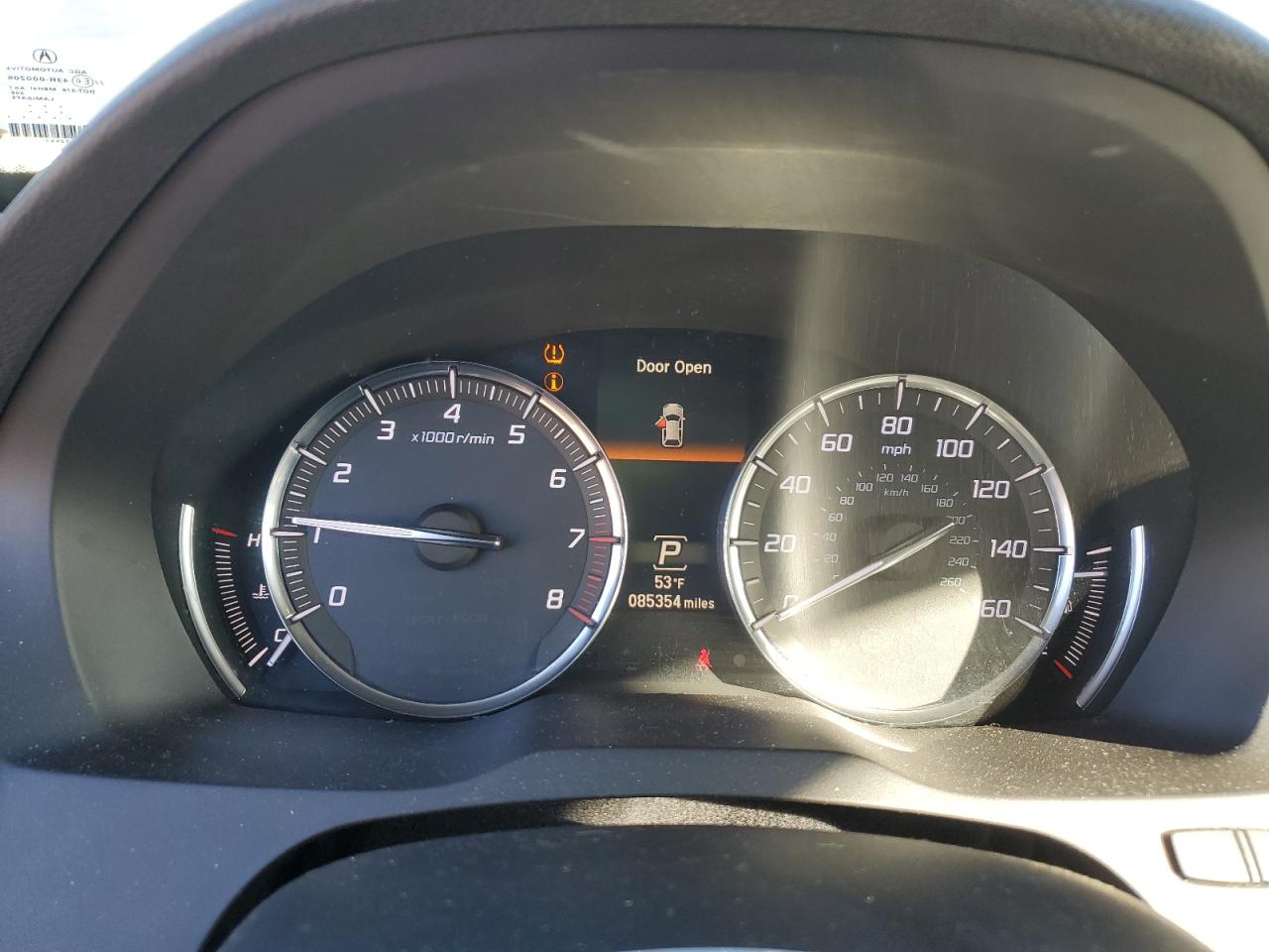 2017 Acura MDX VIN 5J8YD4H3XHL005134 Copart auction photo, hail / minor dent/scratches damage thumbnail 9