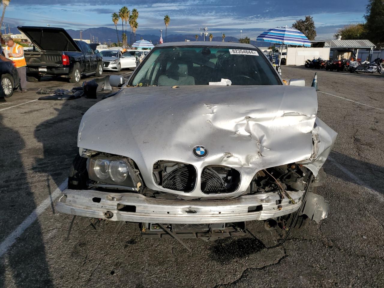 2003 BMW 5er VIN WBADT634X3CK28257 Copart auction photo, front end / minor dent/scratches damage thumbnail 5