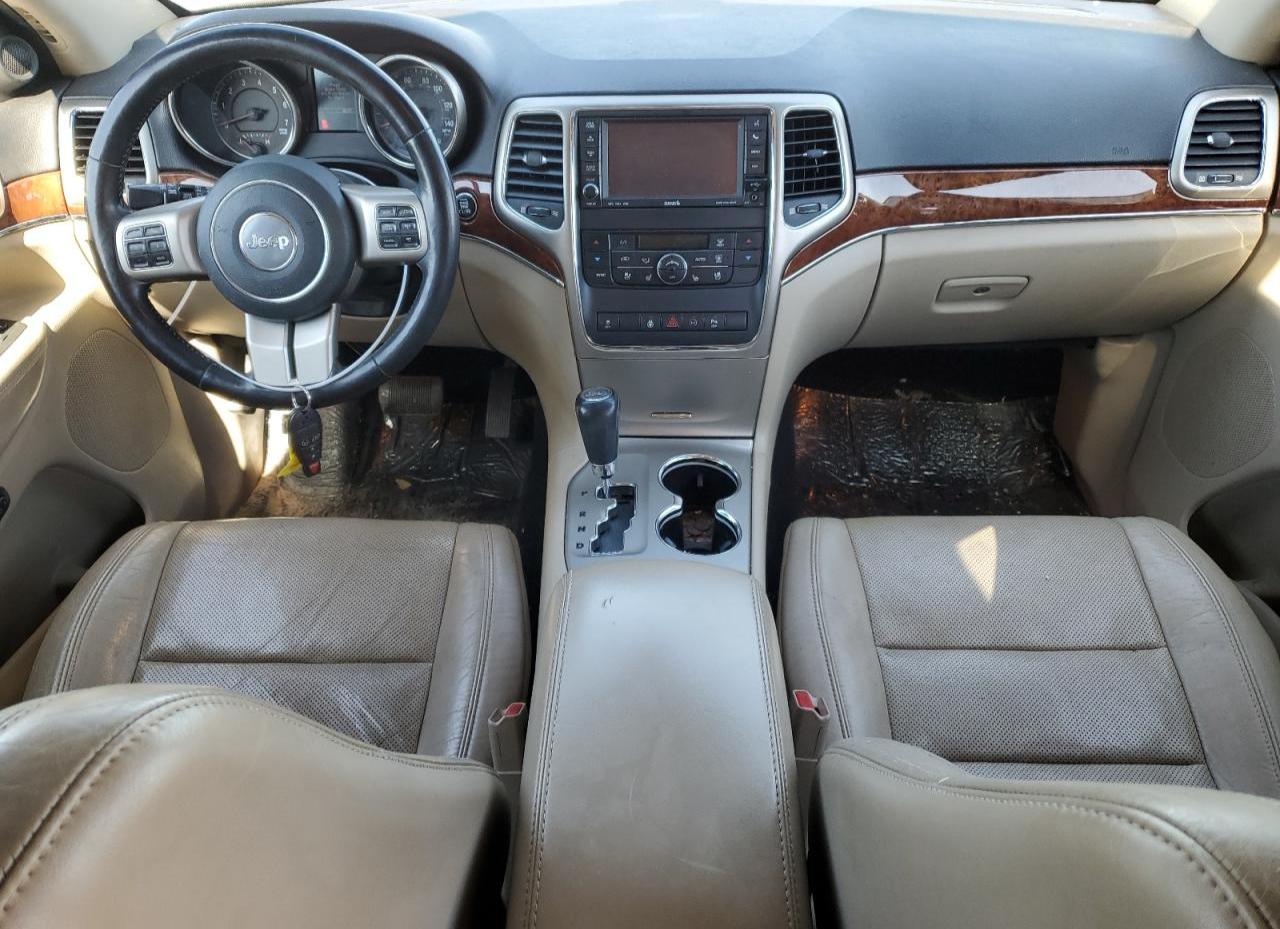 2012 Jeep Grand Cherokee VIN 1C4RJFBG4CC172410 Copart auction photo, front end / side damage thumbnail 8