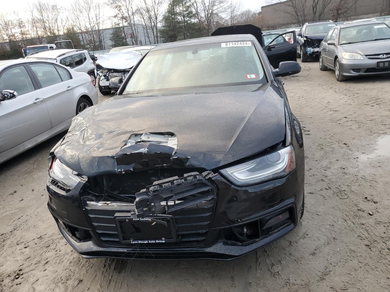 2016 Audi A4 VIN WAUBFAFLXGN014738 Copart auction photo, front end damage thumbnail 5