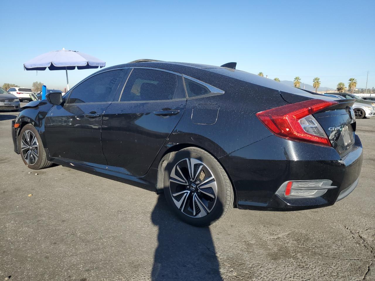 2017 Honda Civic VIN 2HGFC1F33HH632248 Copart auction photo, front end / side damage thumbnail 2