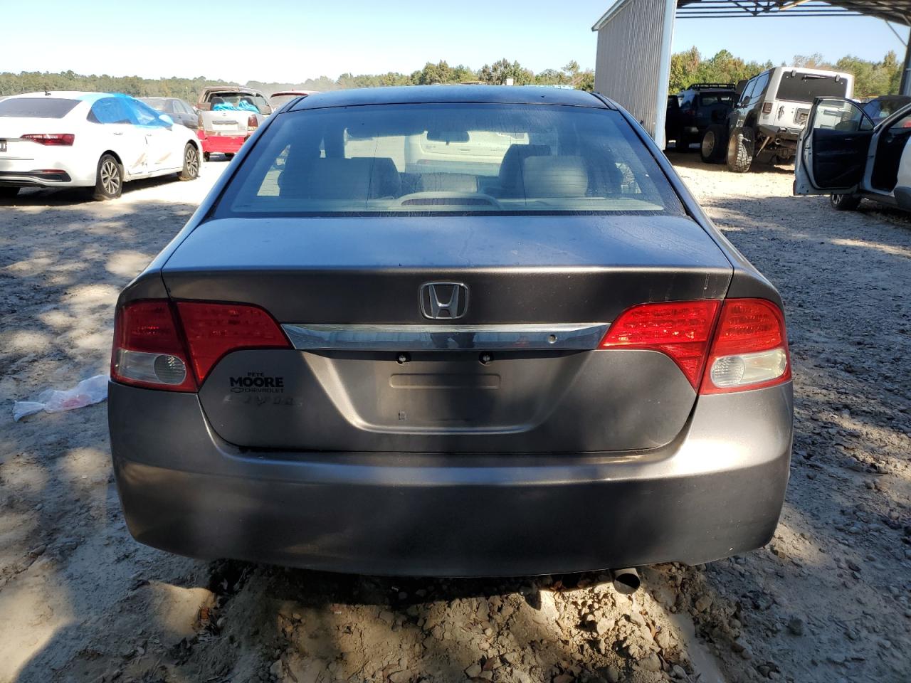2009 Honda Civic VIN 1HGFA16509L014607 Copart auction photo, side damage thumbnail 6