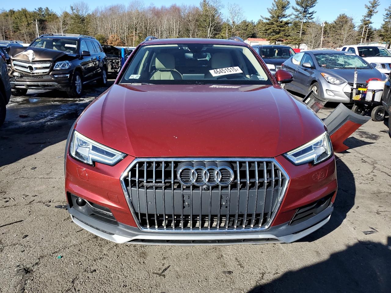 2018 Audi A4 VIN WA19NAF43JA121233 Copart auction photo, rear end / side damage thumbnail 5