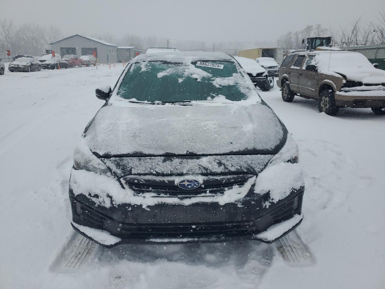 2021 Subaru Impreza VIN 4S3GTAL67M3716538 Copart auction photo, side damage thumbnail 5