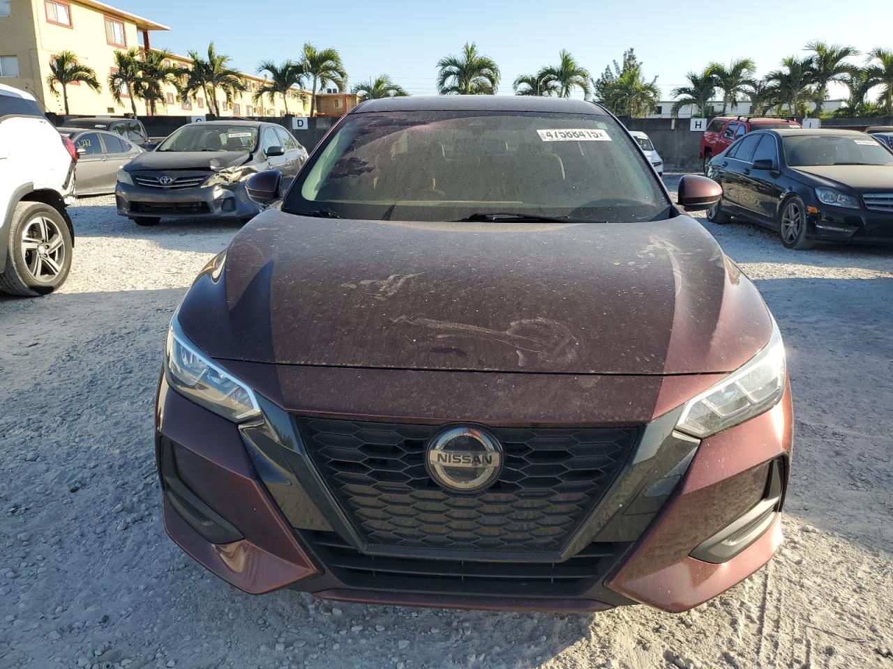 2021 Nissan Sentra VIN 3N1AB8CV3MY239223 Copart auction photo, side damage thumbnail 5