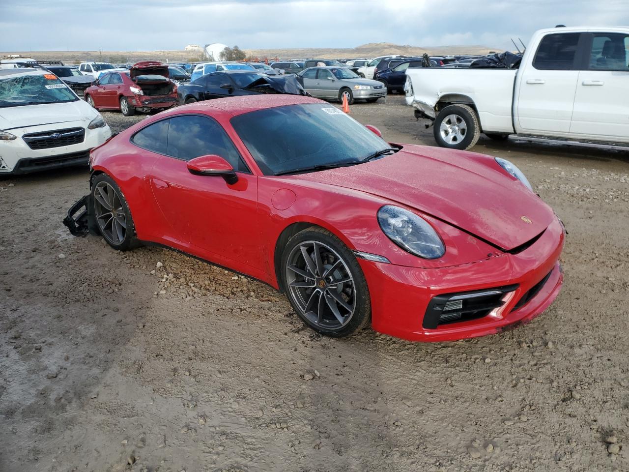 2020 Porsche 911 VIN WP0AA2A96LS205891 Copart auction photo, front end / rear end damage thumbnail 4