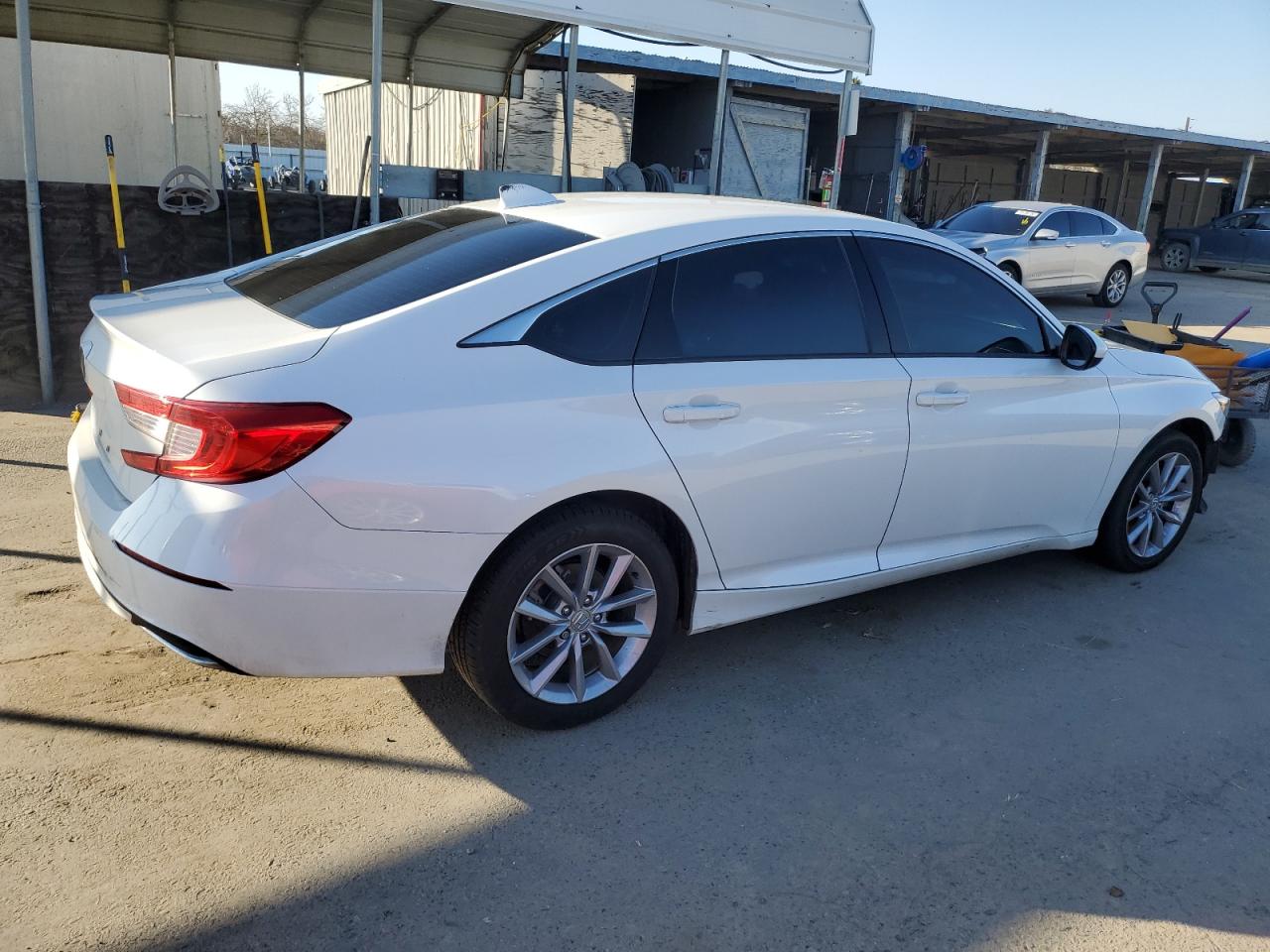 2021 Honda Accord VIN 1HGCV1F14MA051104 Copart auction photo, undercarriage / front end damage thumbnail 3