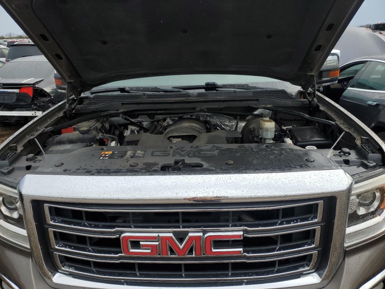 2015 GMC Sierra VIN 3GTU2VEC2FG248363 Copart auction photo, rear end damage thumbnail 11