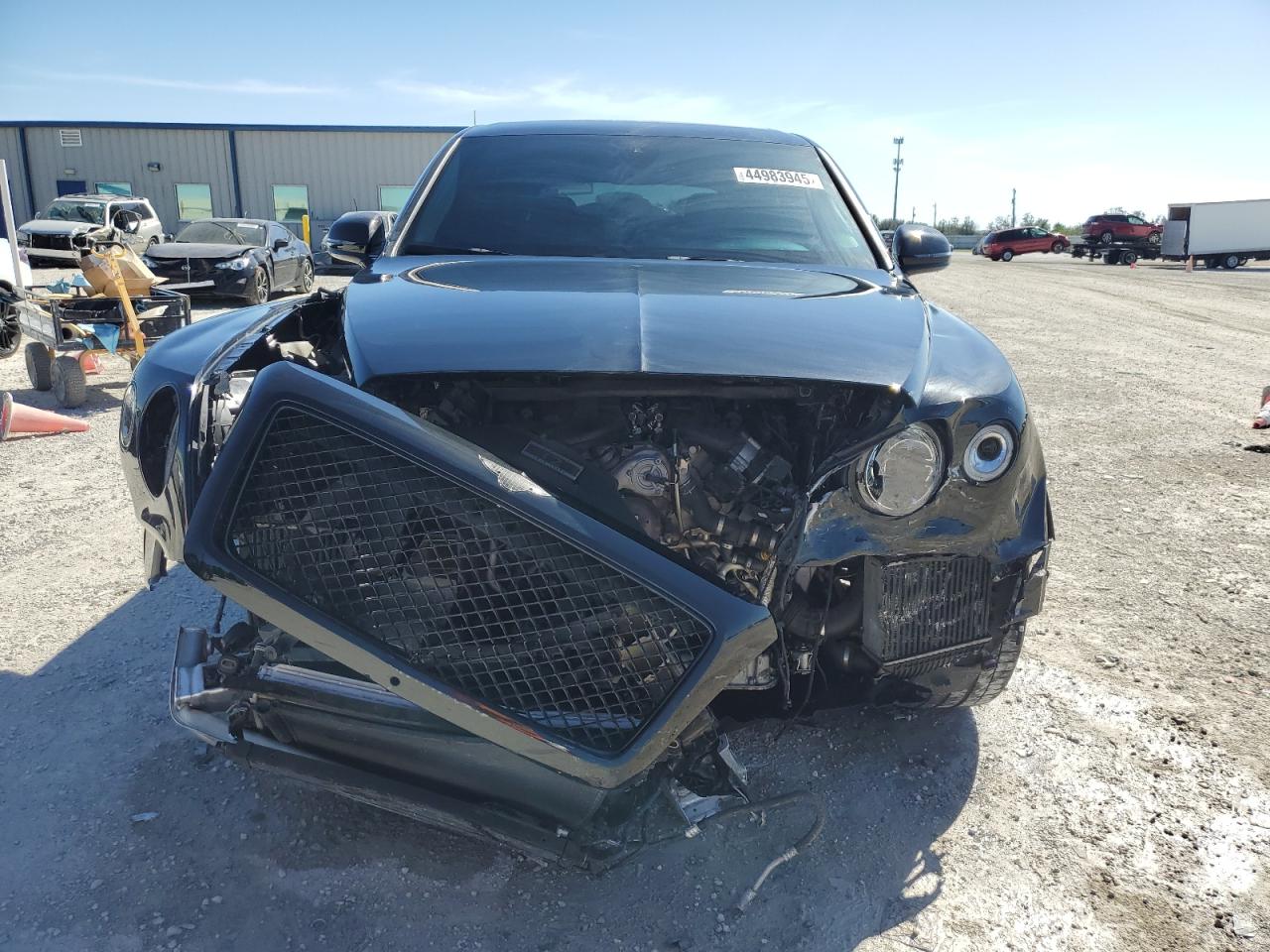 2018 Bentley Bentayga VIN SJAAC2ZV8JC020603 Copart auction photo, front end damage thumbnail 5